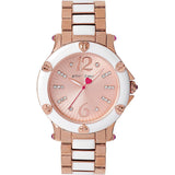 Betsey Johnson Women's Analog Display Quartz Rose Gold Watch BJ00459-05