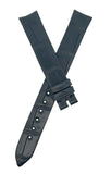 PIAGET 12mm x 12mm Black Alligator Leather Women's Watch Band Strap FZA