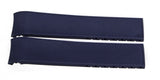 Longines 21mm x 19mm Navy Blue Rubber Watch Band Strap AEE1 L682 154 973