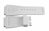 Bell & Ross Mens  24mm x 24mm White Rubber Watch Band Strap XS NEW