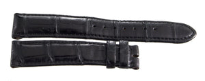 Chronoswiss 18mm x 16mm Black Leather Watch Band Strap