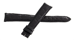 Zenith 15mm x 12mm Black Alligator Watch Band Strap 264