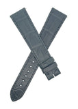 Cartier 19mm x 16mm Gray Leather Watch Band Strap KD8TBM18