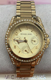 Michael Kors MK5639 Blair Champagne Dial Gold Tone Stainless Steel Women's Watch