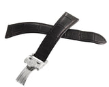 Raymond Weil Maestro Men's 20mm Black Leather Silver Buckle Watch Band V3.15
