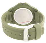 Joshua & Sons Men's Green Dial Silicon Strap Watch JS-37-GN