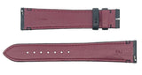 Cartier 19mm x 16mm Black Genuine Leather Watch Band Strap