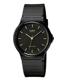 Casio Men's Black Dial Black Resin Analog Quartz Watch MQ24-1E