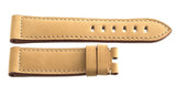 Genuine Arnold & Son 22mm x 20mm Beige Leather Watch Band Strap