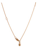 MICHAEL KORS Crystal Pave Matchstick Rose Gold Tone Charm Necklace MKJ3520