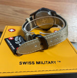 CX Swiss Military DESERT STORM Day/Date watch 42mm Khaki strap Khaki dial 3099