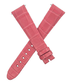 Montblanc Men's 18mm x 14mm Pink Alligator Leather Women's Watch Band FSH