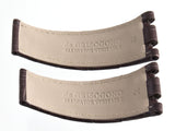 New! De Grisogono 30mm x 22mm Brown Genuine Alligator Watch Band Strap