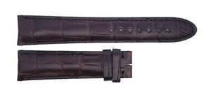 Montblanc 19mm x 17mm Brown Alligator Leather Watch Band Strap FVB