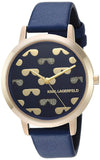 Karl Lagerfeld KL2229 Camille Blue Dial Blue Leather Strap Women's Watch