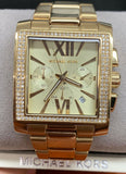 Michael Kors Uptown Glam GIA Chronograph Gold-tone Ladies Watch MK5673