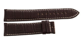 Tissot 22mm x 20mm Brown Alligator Leather Watch Band Strap