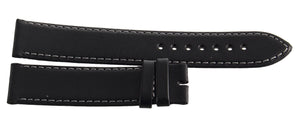 Tissot 19mm x 18mm Black Leather Watch Band Strap