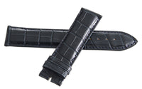 Gerald Genta 20mm x 20mm Navy Blue Leather Watch Band