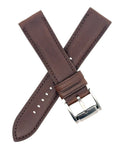 Fossil Men's 22mm Brown Leather Silver Buckle Watch Band