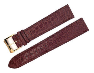 Raymond Weil 19mm x 16mm Brown Alligator Leather Watch Band