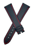 Chopard Men's 21mm x 18mm Black Carbon Fiber Watch Band Strap 115/080