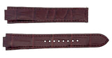 Cartier Paris 11mm x 16mm Dark Brown Genuine Leather Watch Band  KDAFLM52