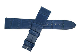 Montblanc Men's 17mm x 15mm  Blue Alligator Leather Watch Band FAH