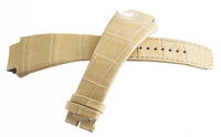 Authentic Richard Mille 29mm x 18mm Beige Alligator Watch Band Strap 63-01L 70MF