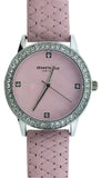 Kenneth Cole KCC0060004 New York Pink MOP Dial Pink Leather Strap Women's Watch