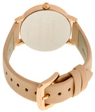 Kate Spade 1YRU0735 Metro Vachetta White Dial Beige Leather Strap Women's Watch