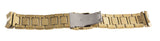 22mm Aqua Master Mens Gold Tone Stainless Steel Watch Band Bracelet W#96