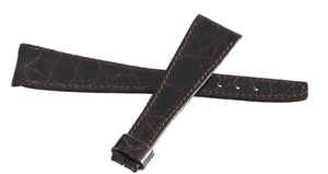 Girard Perregaux Women's 18mm x 10mm Brown Alligator Leather Watch Band