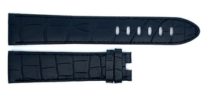 Montblanc Men's 22mm x 20mm Black Alligator Leather Watch Band Strap FSK LARGE
