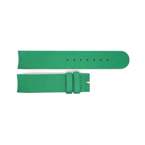 Dior Women's 16mm x 16mm Green Satin Leather Watch Band Strap  N3R2A