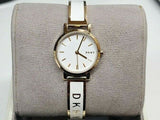 DKNY NY2358 Soho White Dial Gold Tone Stainless Steel Women's Watch