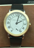 Marc Jacobs MJ1514 Riley Silver Dial Black Leather Strap Women's Watch
