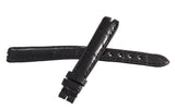 Genuine David Yurman 11mm Black Alligator Leather Watch Band Strap