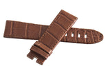 Montblanc Men's 22mm x 20mm Brown Alligator Leather Watch Band Strap FRB