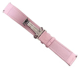 JACOB & CO MENS 22MM PINK POLYURETHANE WATCH BAND STRAP JC STEEL BUCKLE