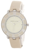 Anne Klein Womens Beige Dial Beige Leather Strap Quartz Watch AK/2105
