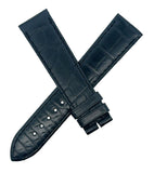 Montblanc Men's 19mm x 17mm Black Alligator Leather Watch Band FUE