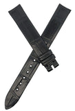 PIAGET 12mm x 12mm Black Alligator Leather Women's Watch Band Strap FWD