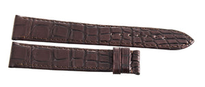 Montblanc Men's 19mm x 17mm Brown Alligator Leather Watch Band FWE