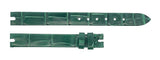 Chopard 10mm x 10mm Green Alligator Women's Watch Band 105/70