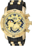 Invicta Men's Pro Diver Quartz Chronograph Gold Dial Men's Watch -23427