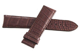 Eterna 22mm x 20mm Brown Alligator Leather Watch Band Strap 701185