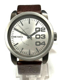 Diesel Chronograph Gray Dial Brown Leather Men's Watch DZ1467