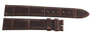 Genuine Chopard 18mm x 16mm Shiny Brown Alligator Watch Band 115 B0208-0103
