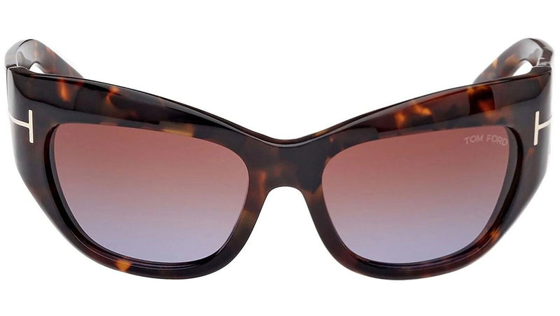Tom Ford BRIANNA Sunglasses Havana Brown Gradient Brown FT1065 52F  55-17-125